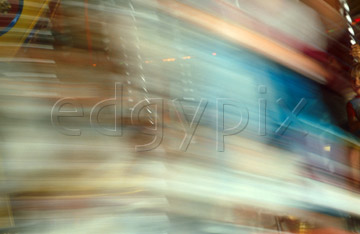Comp image : impr0121 : Strongly blurred image of a moving fairground carousel