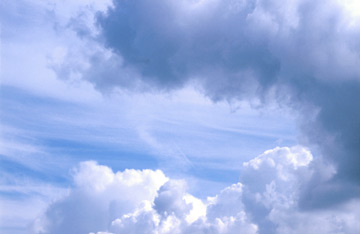 Comp image : sky0208 : Cumulus clouds in a sunny blue sky