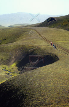 Comp image : torf1009 : The Eldgjá [Eldgja] valley in southern Iceland, reputedly the longest volcanic fissure in the world