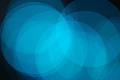 Bright abstract photo with overlapping blue circles