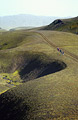The Eldgjá [Eldgja] valley in southern Iceland, reputedly the longest volcanic fissure in the world